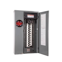Homeline 200 Amp 42-Space 42-Circuit Outdoor Ring-Type Surface Mount Solar-Ready