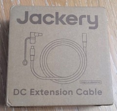 Jackery Power Station DC Extension Cable for Solar Panel. Model #JA-CA05A. New