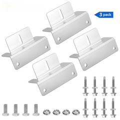 4/8PCS Aluminum Z Bracket Mounting Kit for RV Boat Roof Wall Solar Panel