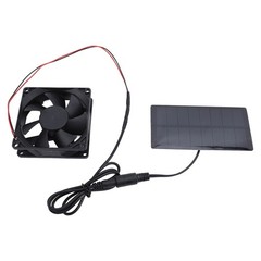 Professional 0.8W Solar Panel Fan Kit For Pet House Cooling