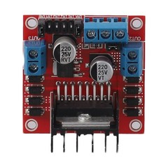 For L298N Dual H-Bridge DC Motor Driver Module with 5V Regulator Support