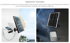 Waveshare Monocrystalline Silicon Solar Panel 5.5V 6W Toughened Glass Surface
