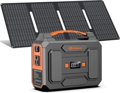 Portable Lithium-Ion Battery Pack with Solar Panel`/