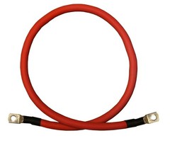 2 AWG Gauge Red + Black Pure Copper Battery Inverter Cables Solar, RV, Car, B…