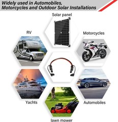 35ft SAE Extension Cable 10AWG Waterproof Trolling Motor Solar Battery RV