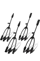 BougeRV 2pair Solar Y Branch Connectors Solar Panel Parallel Connectors 1 to 3