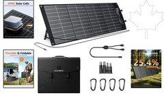 PD 60W USB C Foldable Solar Panel – Ideal for Camping, Travel & Emergency Use