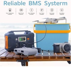 Estacion De Energia 200W Portatil Generador Solar 40800mAh Para Acampar Exterior