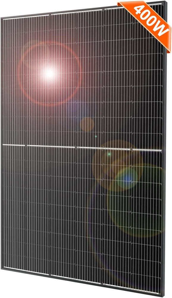 DOKIO 400W 31V Mono Solar Panel – Works for 12V/24V Systems, Equipped with 9.84F