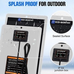 Robust 2.5w Solar Battery Maintainer – Efficient 12 Volt Charger with Indicators