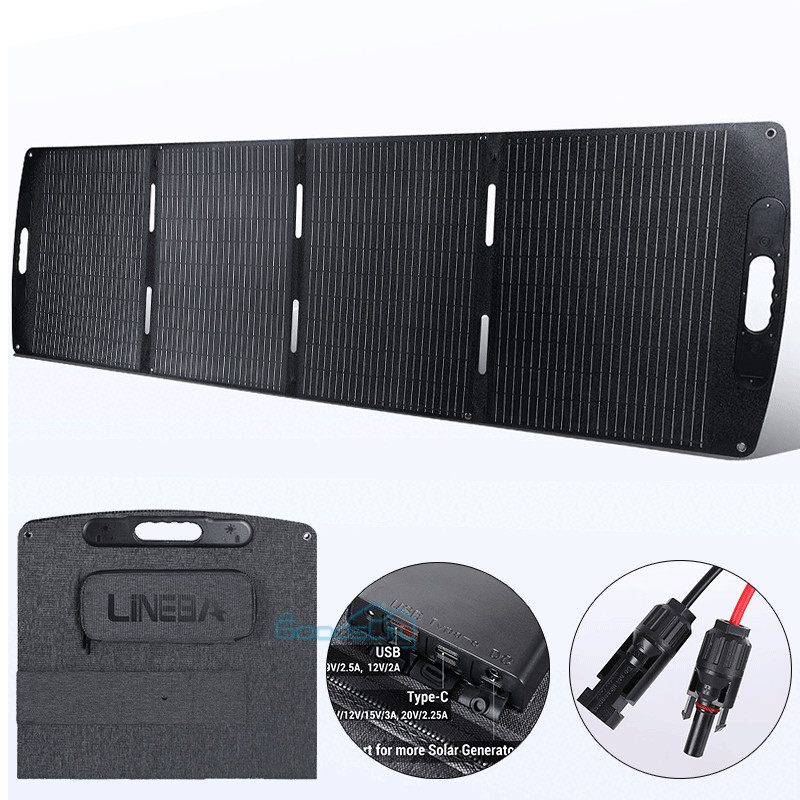 NEWEST 200W Solar Panel Blanket Portable Solar Suitcase Foldable Solar Panel