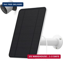 Solar Panel Charger for SimpliSafe Outdoor Security Camera IP65 13ft Cable