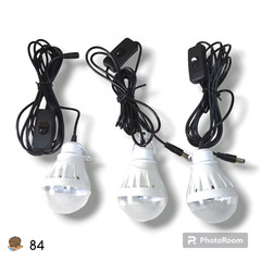 Solar Pannel Portable Generator System Kit with 3 LED Bulbs + Bluetooth Speaker