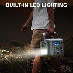 1500W Portable Power Station 1280Wh LiFePO4 Battery Solar Generator Sloar Panel