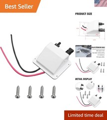 Solar Cable Entry Gland Box 1FT 10AWG Waterproof UV Resistant for RVs Boats
