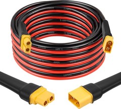 Durable XT60 to XT60 Cable 20FT for Power Station