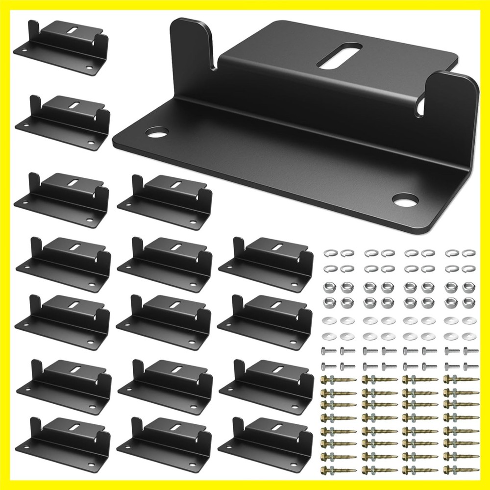16 PCS Solar Panel Mounting Z Brackets,Solar Panel Mounting Brackets for RV |…