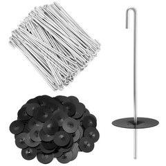 200-Pack Stainless Steel Solar Panel Clips with Washers & J Hooks – UV-Protected
