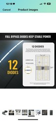 BougeRV Yuma 100W Compact Flexible Solar Panel with Tape for Easy Installation