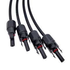 Y Branch Solar Panel Cable 4 in 1 Adapter Connector Caravan Off Grid System Wire
