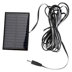 1W 6V Mini Solar Panel & 15W Rechargeable LED Light Bulb for Camping Garden US