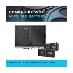 Renogy 100W Portable Solar Panel, 25% High Efficiency Solar Panel Kit with 20…