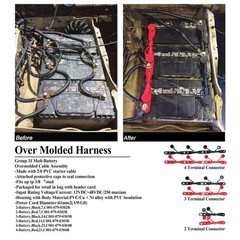 Overmolded Multi Group 31 8″ 1/0 3 Battery Cable for Truck Marin Boat Yachet …