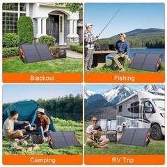 N-Type 16BB 100W Portable Solar Panel 18V Mono ETFE Foldable Solar Panel,25% …