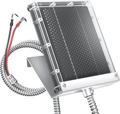12V Solar Panel for Deer Feeder: 1.7W Waterproof Solar Battery Charger with Moun
