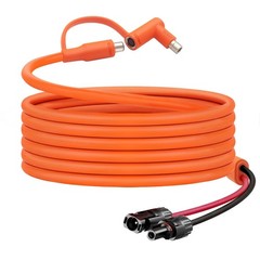 20FT MC4 to DC 8mm Adapter Cable for Solar Power Stations, RV, Camping Use