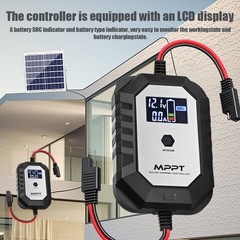 LCD Display 10A Solar Controller Portable Solar Panel Battery Regulator AJHT