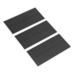 3Pcs Mini Solar Panel Charger 1.3W Monocrystalline PET For Battery Mobile P RCNR
