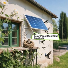 4 Pack 45inch Adjustable Solar Panel Tilt Mount Brackets with Foldable Tilt L…
