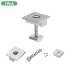 6pcs 35mm aluminum solar panel mounting clamps for whites