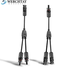 Solar Panel Y Branch M/F PV Connector Adapter Cable Connectors Extension US