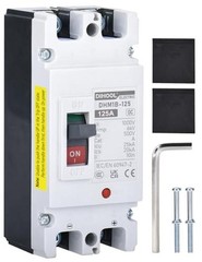 125 Amp DC Circuit Breaker, Battery Disconnect Switch for Power Station 125a