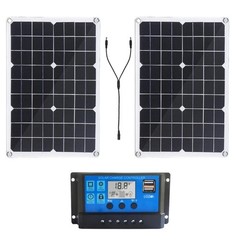 1200W Solar Panel 12V Solar Panel Charger Dual USB With 100A Controller