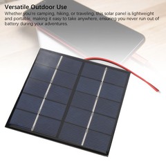 2PCS 1.2W 5V Solar Panel DIY Efficient Charger For Outdoor Use Easy To Use