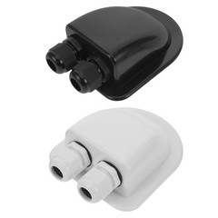 2Pcs Reusable ABS Solar Panel Cable Entry Gland Box Waterproof for Camper Roof