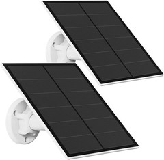 5W Solar Panel Charger for Outdoor Security Camera – 2 Pack, Waterproof