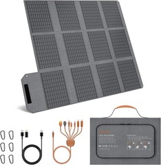 120W Foldable Solar Panel USB-C DC ETFE IP65 Waterproof
