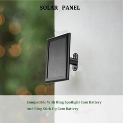 2 Pack Ring Solar Panel(2nd Generation), 5W Ring Solar Panel Charger with Mou…