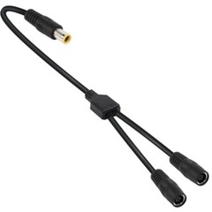 DC7909 Solar Panel Charging Cable, 1 Male to 2 Female Connectors For Sub 36V
