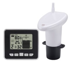 Efficient water tank level gauge with accurate indoor temperature monitoring