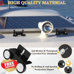 Otoolling 4pk Solar Panel Mount Z Black