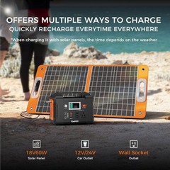 Estacion De Energia 200W Portatil Generador Solar 40800mAh Para Acampar Exterior