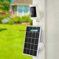 8W 5V Microcrystal Solar Panel with Mounting Brackets Security Camera Water Pump