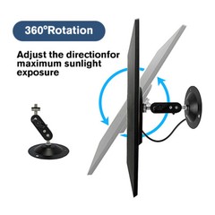 30W Type-C Port Solar Panel for Security Camera 5V Charger for Outdoor CCTV Cam