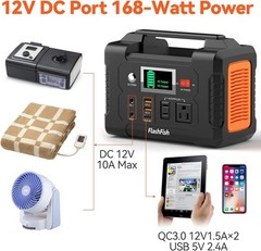 Central Electrica Portatil – Generador De Bateria Con Generador Solar -40800 mAh