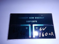 6V x 160 mA Mini Solar Panel epoxy encapsulated virtually indestructible